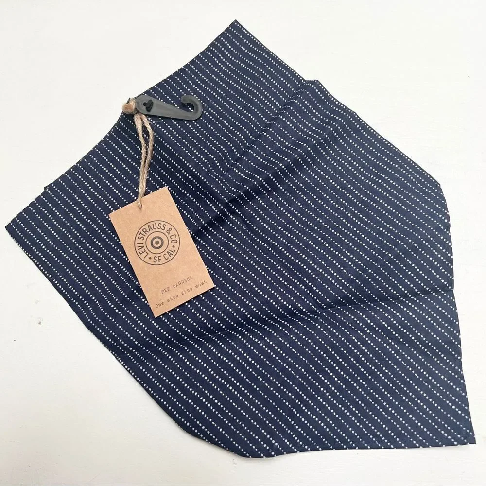 Levis x Target 18” x 18” Dog Bandana Navy Blue